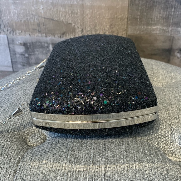 Lulu Townsend Glitter Crossbody Evening Bag - Picture 14 of 16
